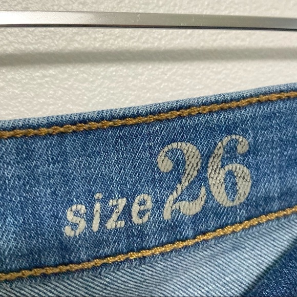 J. CREW Lookout High Rise Skinny Ankle Crop Denim Jean   Size 26 - Picture 7 of 8